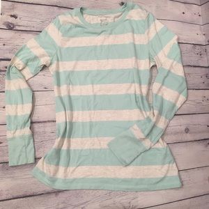 Mossimo Supply Co. Tops - mint stripe shirt Mossimo Supply Co. Tops - mint stripe shirt